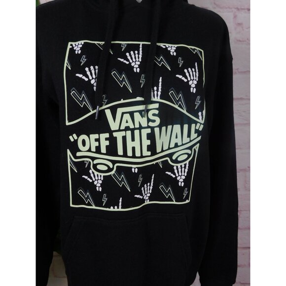 Vans Black Hoodie with Skeleton Print - Picture 3 of 10